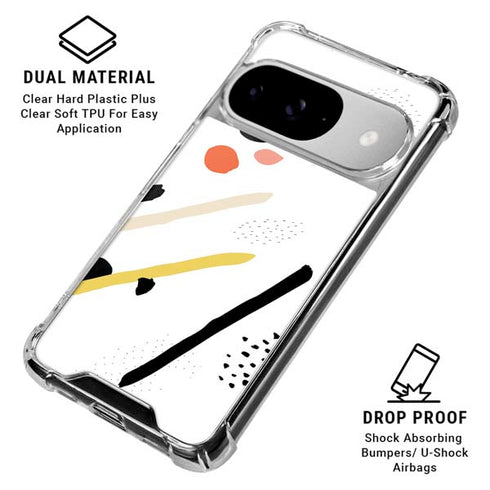 Dots and Dashes Google Pixel 10 Clear Case